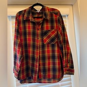 Black and red flannnel size 3x